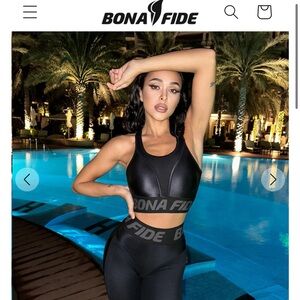 Bona Fide Black Sports Bra